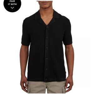 DKNY
Men's Grid Sweater Camp Shirt,Sz.M!NWT